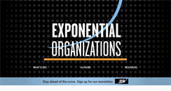 Desktop Screenshot of exponentialorgs.com